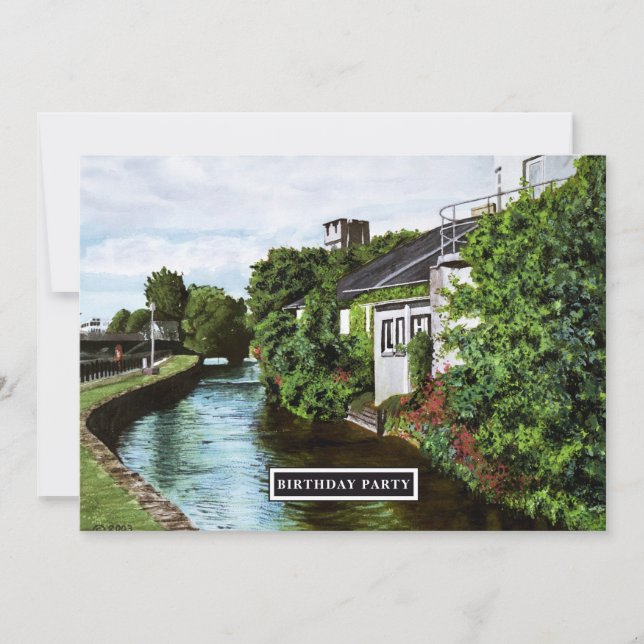 Scenic Galway Ireland Any Year Birthday Invitation (Front)