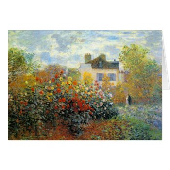 Scenic Garden Of Monet At Argenteuil by monetart at Zazzle