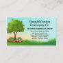 Scenic Gardens Landscape Lawn Care Business Business Card