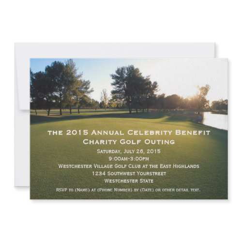 Scenic Golf Outing Invitations zazzle_invitation