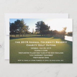 Scenic Golf Outing Invitations
