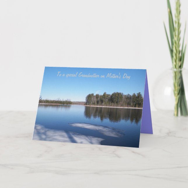 Scenic Grandmother Mother's Day Greeting Card (Front)