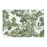 Scenic Green Toile Placemat at Zazzle