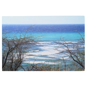 Scenic Hawaii Ocean View Metal Wall Art 36 x 24