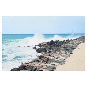 Scenic Hawaiian Coast Metal Wall Art 36 x 24