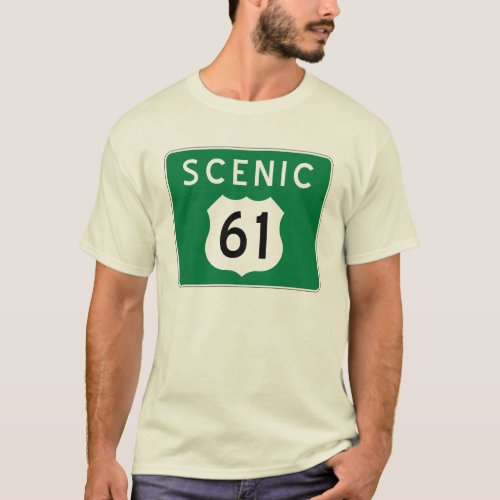 Scenic Highway 61 t_shirt