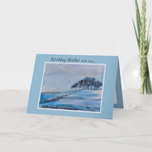 Scenic Hills Landscape Card (Front)