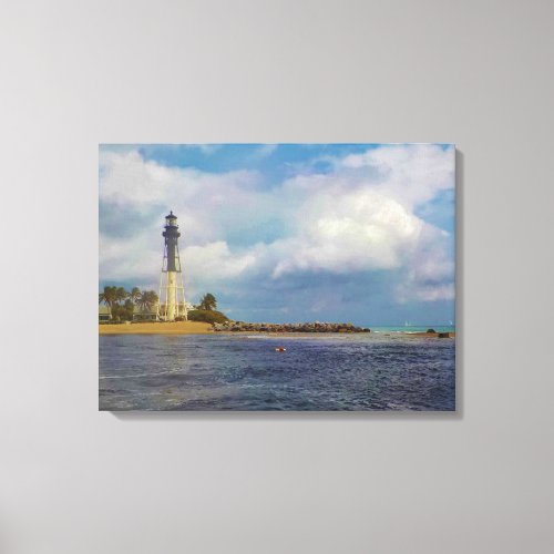 Scenic Hillsboro Inlet Light Canvas Print