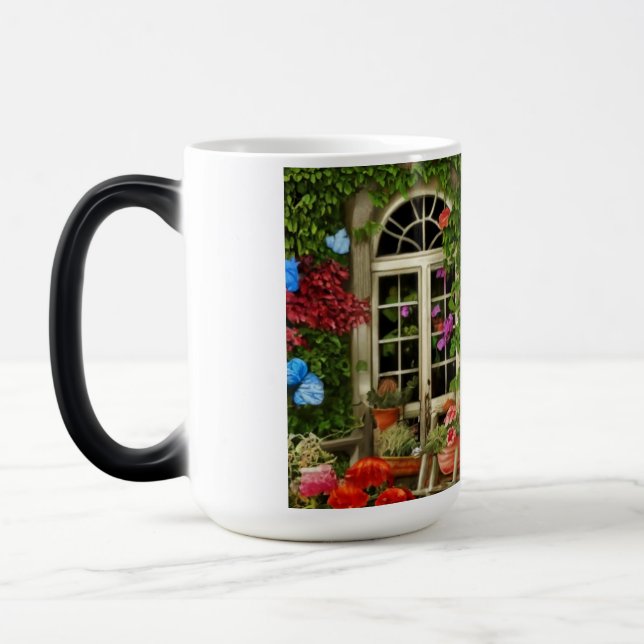 Scenic Home Exterior Design Color Morph Mug (Left)