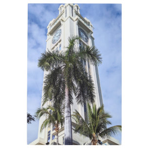 Scenic Honolulu Hawaii Metal Wall Art 24 x 36