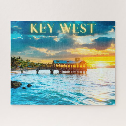 Scenic Key West Pier Jigsaw Puzzle