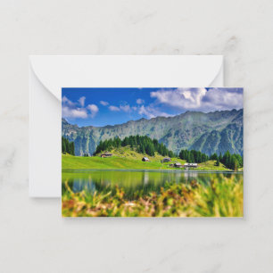 Scenic Lake Bergsee, Germany Note Card