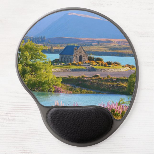 Scenic Lake Tekapo Gel Mouse Pad (Front)