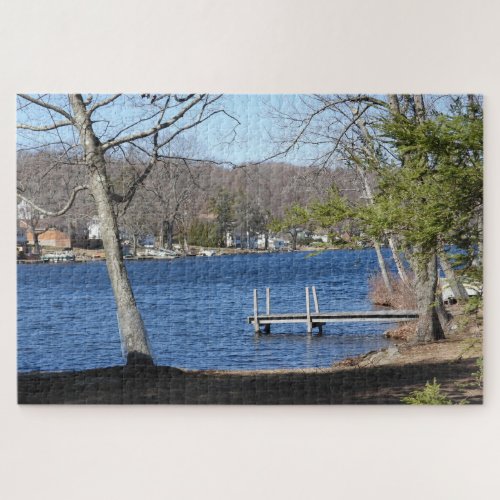 Scenic Lake View in Connecticut Jigsaw Puzzle