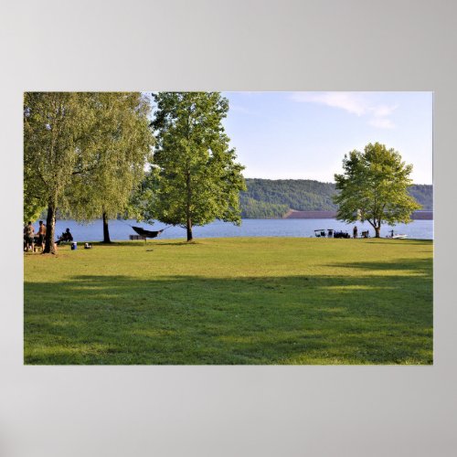 Scenic Lake View Photo Poster