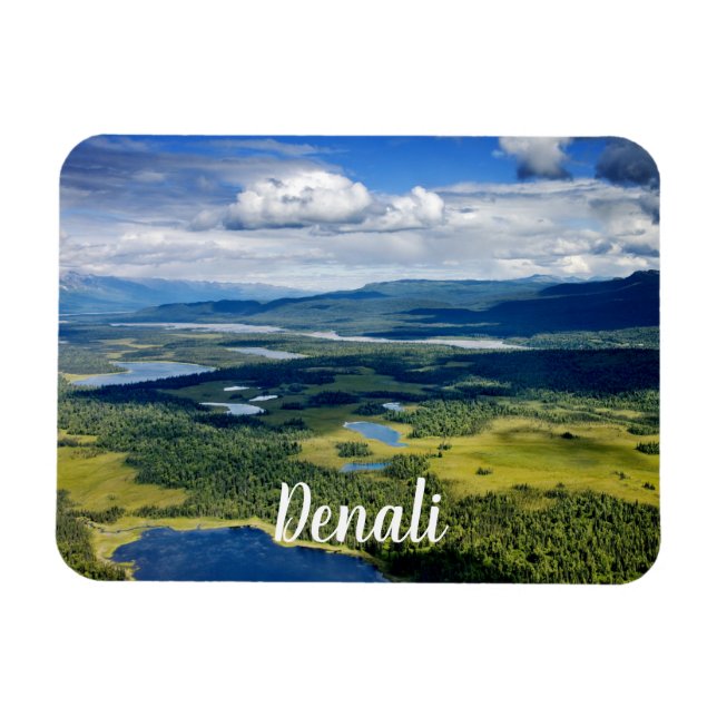 Scenic Lakes of Denali Magnet (Horizontal)