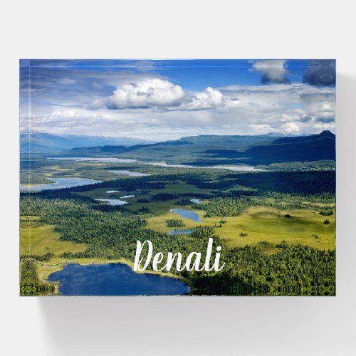 Scenic Lakes of Denali Paperweight