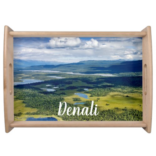 Scenic Lakes of Denali Serving Tray