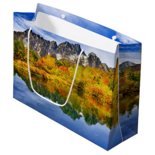 Scenic Landscape Forest and Mountains Large Gift Bag