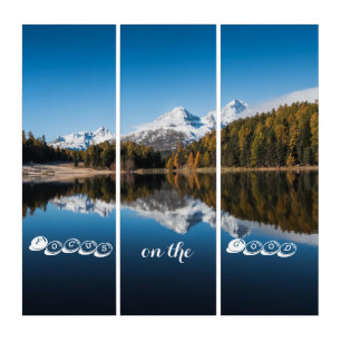Scenic Landscape Phrase Triptych Wall Art