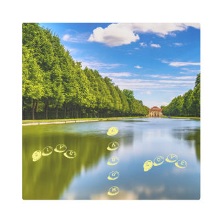 Scenic Landscape Positive Phrase Metal Wall Art