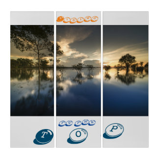 Scenic Landscape Triptych Wall Art