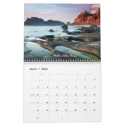 Scenic Landscapes Calendar  Zazzle