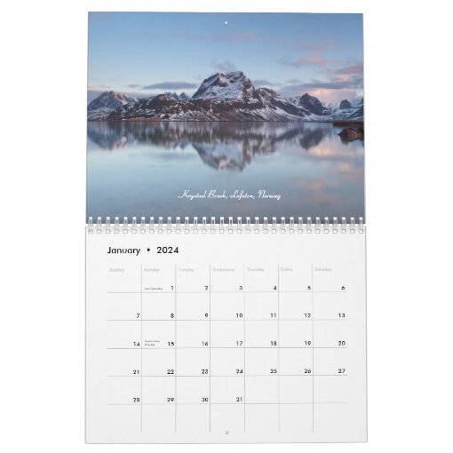 Scenic Landscapes Calendar  Zazzle