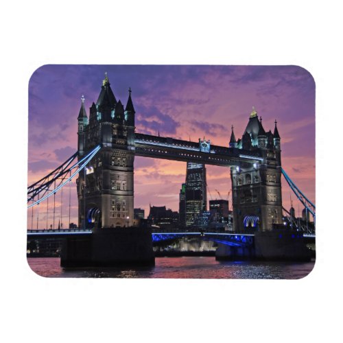 Scenic London Tower Bridge Magnet