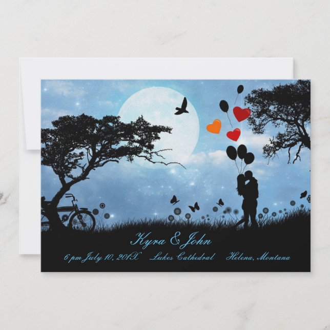 Scenic Love Under the Moon Simple Wedding (Front)