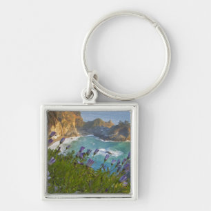 Scenic McWay Falls tumbles into the beach and Keychain