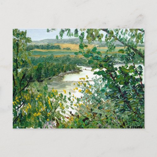 Scenic Mississippi River View From the Bluff Postcard