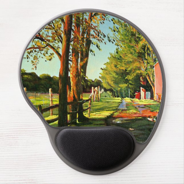 Scenic Missouri Horse Boarding Farm Gel Mouse Pad (Front)