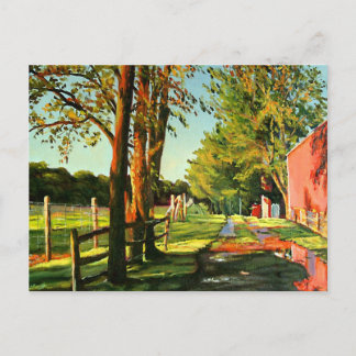 Scenic Missouri Horse Boarding Farm Postcard