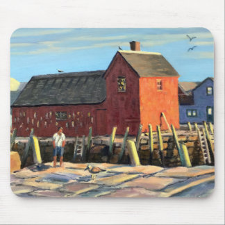 Scenic Motif #1 Rockport Fishing Shack Mouse Pad