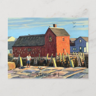 Scenic Motif #1 Rockport Fishing Shack Postcard