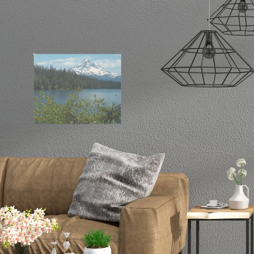 Scenic Mount Hood and Lake Landscape Gallery Wrap