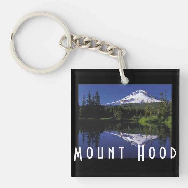 Scenic Mount Hood Keychain (Front)