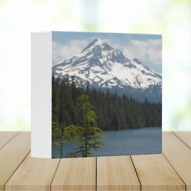 Scenic Mount Hood Landscape 3 Ring Binder (In Situ Angled)