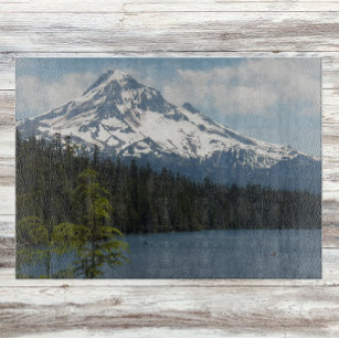 Scenic Mount Hood Landscape Cutting Board