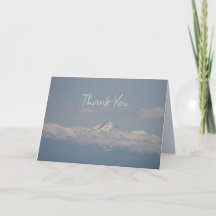 Scenic Mount Hood Mountain Photo Casual Typography