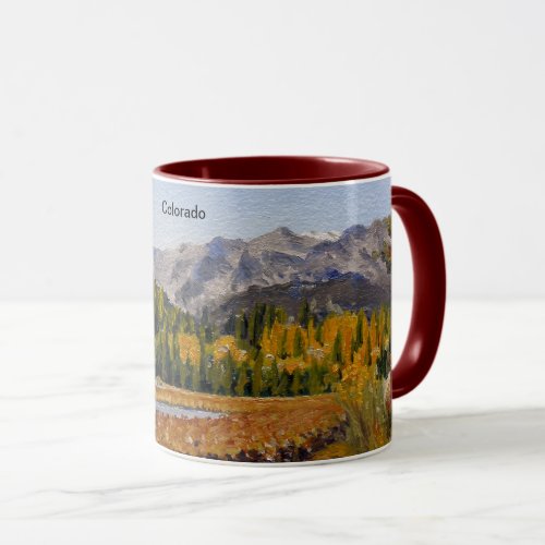 Scenic Mountain Lake in Estes Park Mug