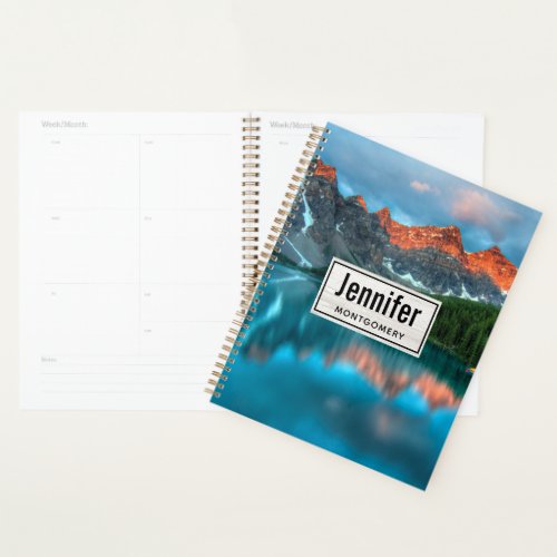 Scenic Mountain  Lake Landscape Photograph Planner