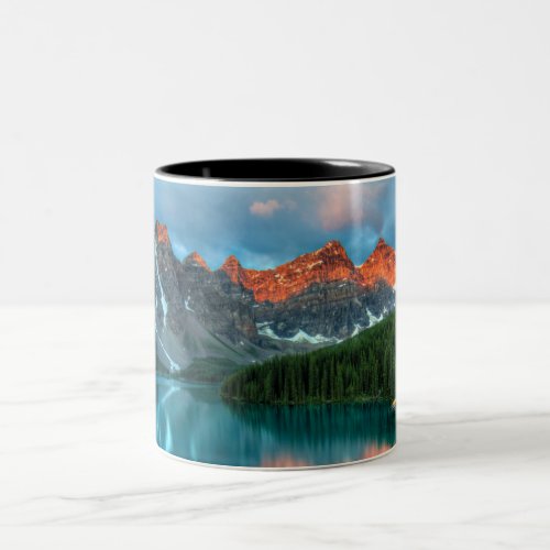 Scenic Mountain  Lake Landscape Photograph Two_Tone Coffee Mug