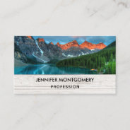 Scenic Mountain Landscape Photograph Business Card at Zazzle