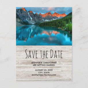 Scenic Mountain Landscape Photograph Invitation Postcard