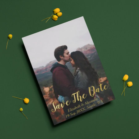 Scenic Mountain Save The Date Card