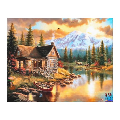 Scenic Nature Home Canvas Art Canvas Prints | Zazzle