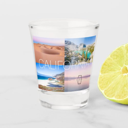 Scenic Nature Landscapes of California Shot Glass