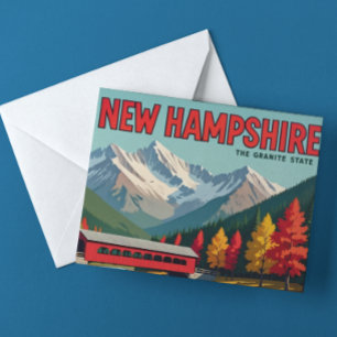 Scenic New Hampshire Covered Bridge Postcard